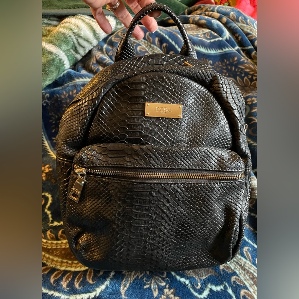 BCBG black backpack